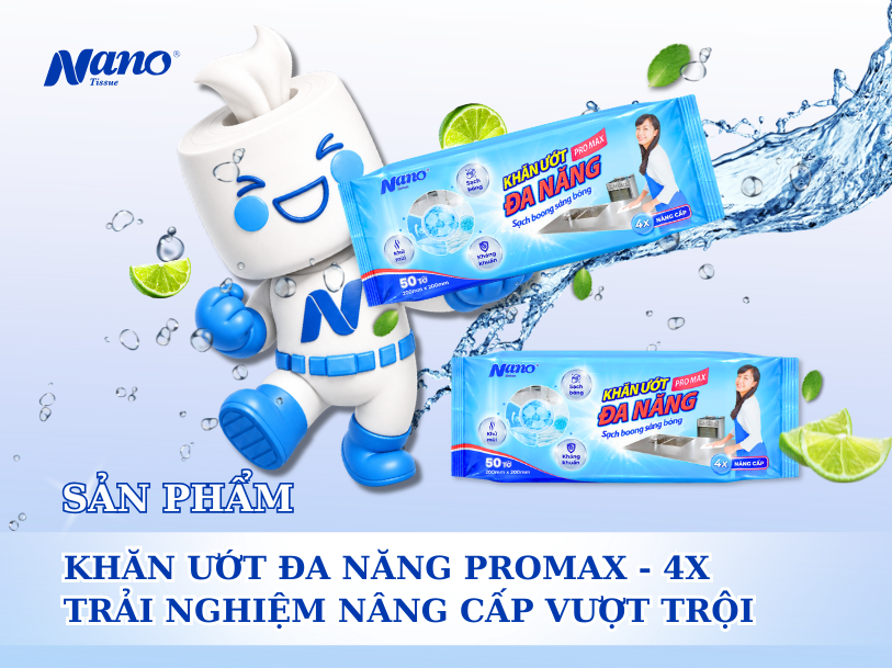 Khăn Ướt Đa Năng Promax Nano – Cải Tiến 4X Vượt Trội